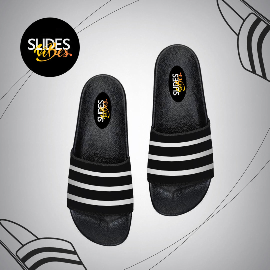 Black & White Strip Printed Slides