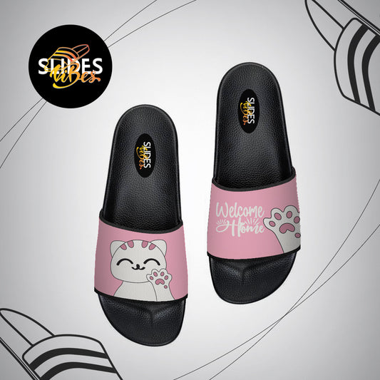 Welcom Home Pink Printed Slides