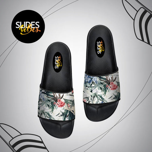 Abstract Floral Printed Slides