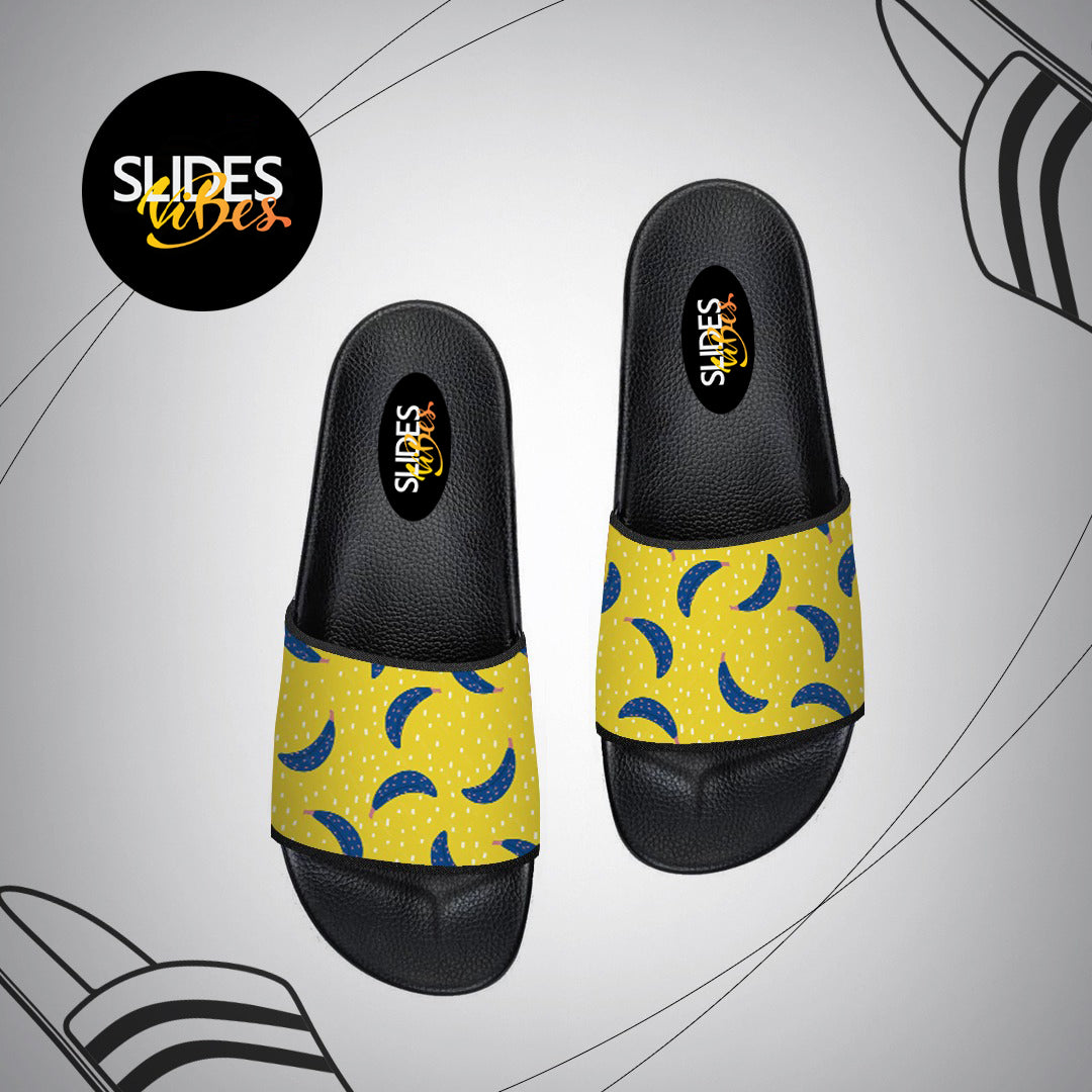 Banana Funky Summer Printed Slides – Slides Vibes