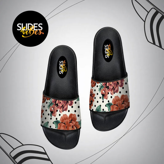 Floral Polka Printed Slides