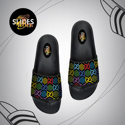 Gucci Multi Printed Slides