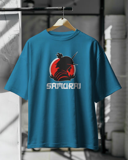 Samurai print Drop Shoulder