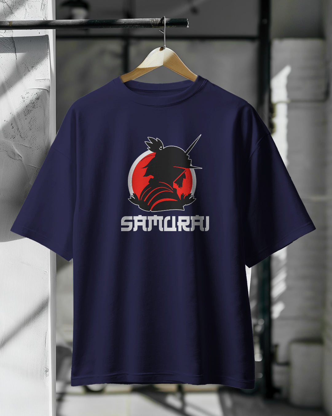 Samurai print Drop Shoulder