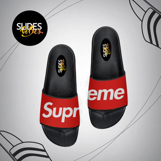 Supreme Red Printed Slides