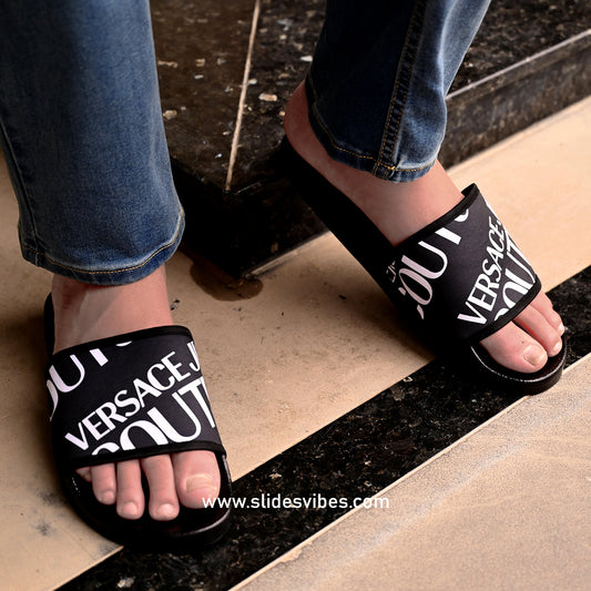 Ver-sace Couture Printed Slides