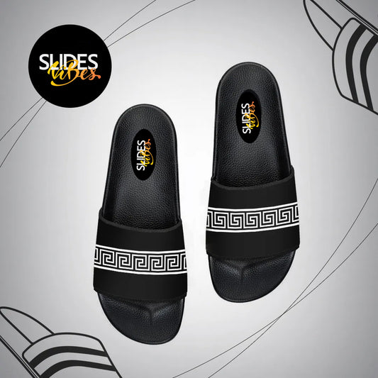 Versace Strip Printed Slides