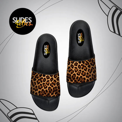 Cheetah Skin Printed Slides