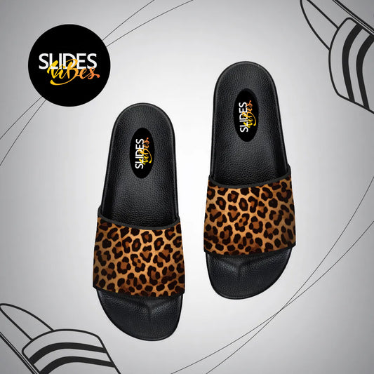Cheetah Skin Printed Slides